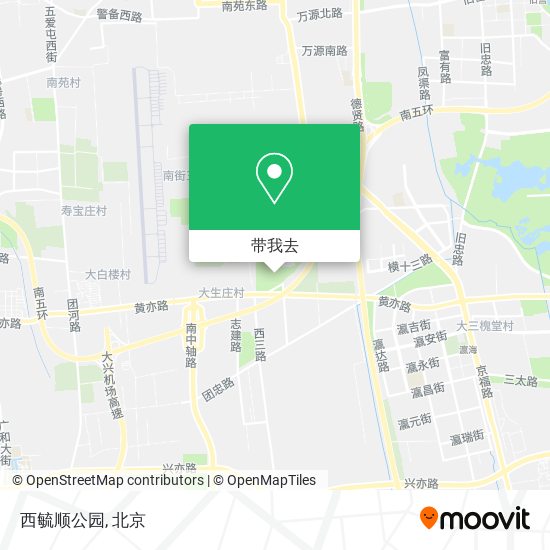 西毓顺公园地图