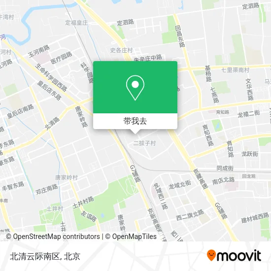 北清云际南区地图