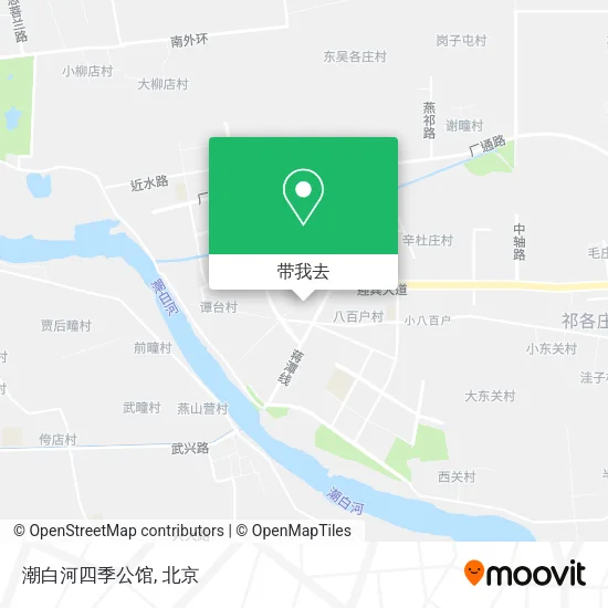 潮白河四季公馆地图