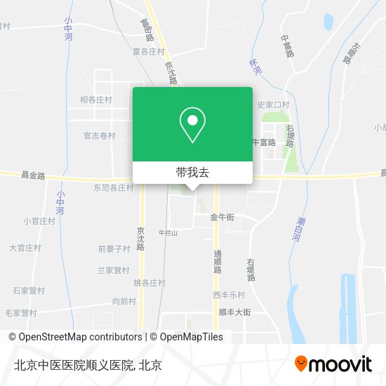 北京中医医院顺义医院地图