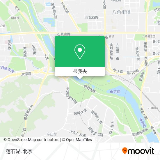 莲石湖地图