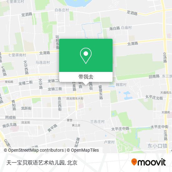天一宝贝双语艺术幼儿园地图