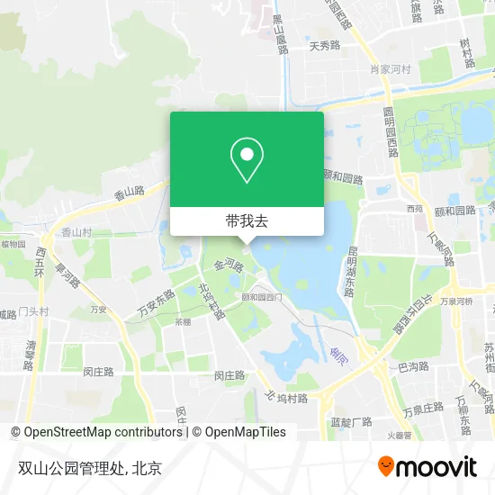 双山公园管理处地图