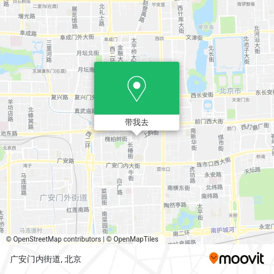 广安门内街道地图