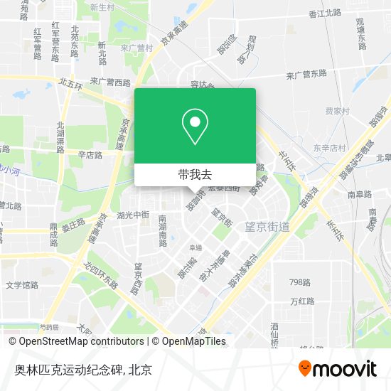 奥林匹克运动纪念碑地图