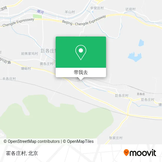 霍各庄村地图