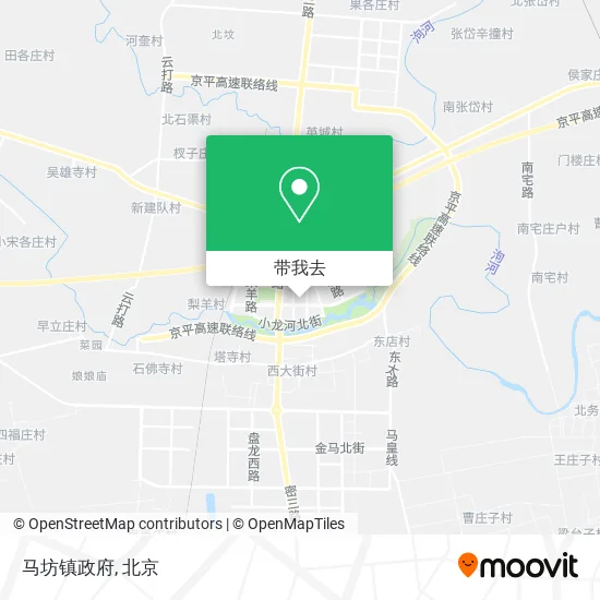 马坊镇政府地图