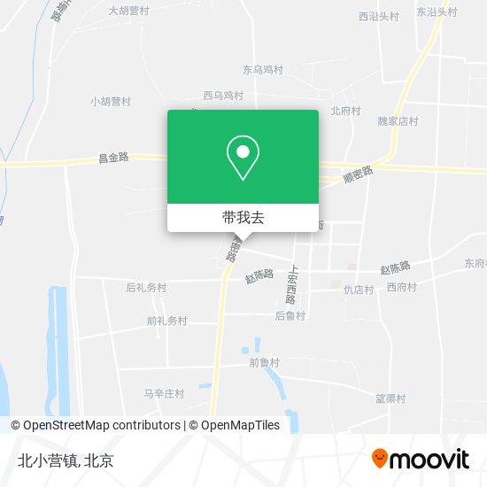 北小营镇地图