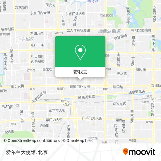 爱尔兰大使馆地图