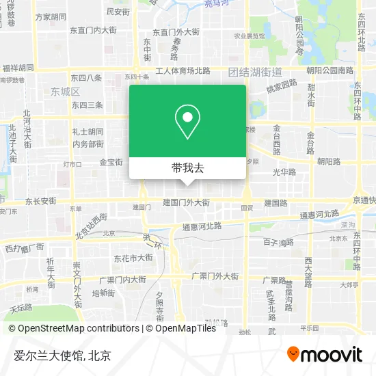 爱尔兰大使馆地图