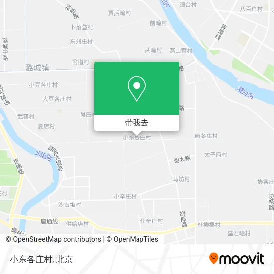 小东各庄村地图