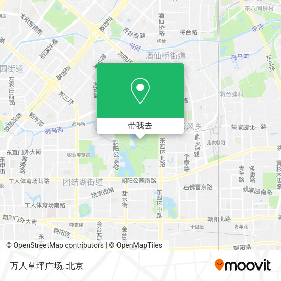 万人草坪广场地图