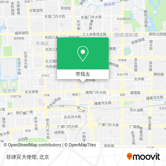 菲律宾大使馆地图