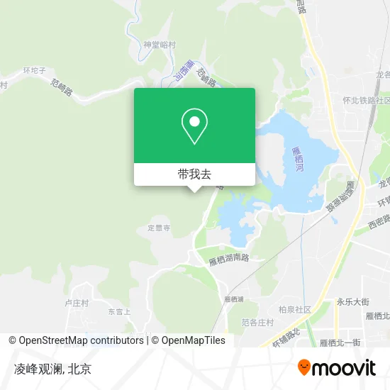凌峰观澜地图