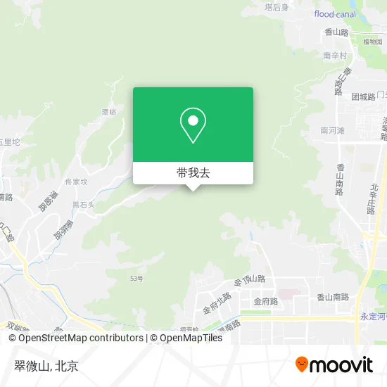 翠微山地图
