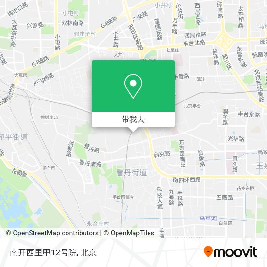 南开西里甲12号院地图