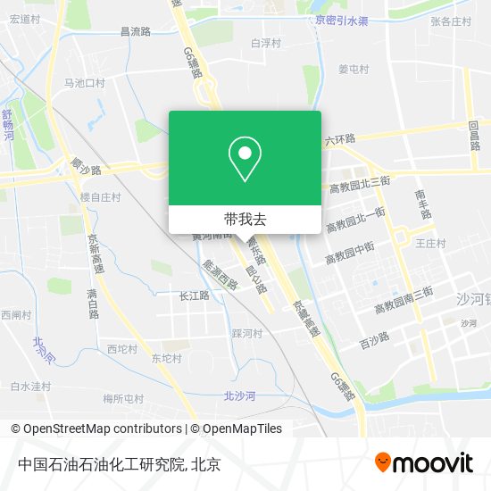 中国石油石油化工研究院地图