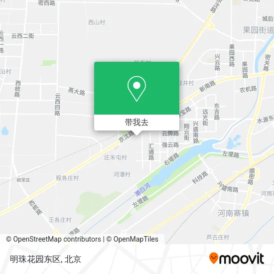 明珠花园东区地图