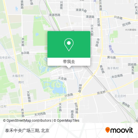泰禾中央广场三期地图