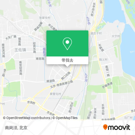 南岗洼地图