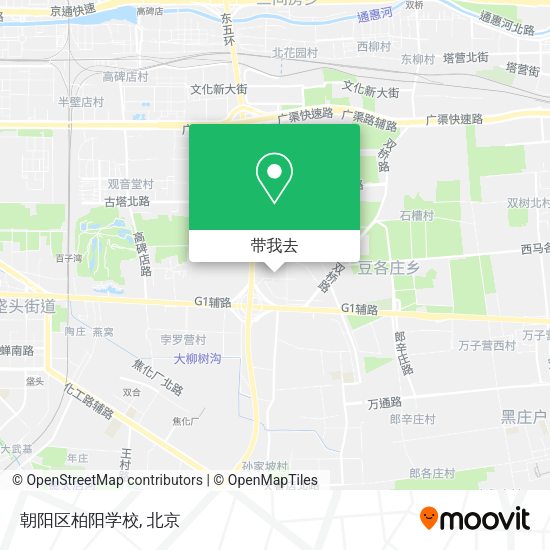 朝阳区柏阳学校地图