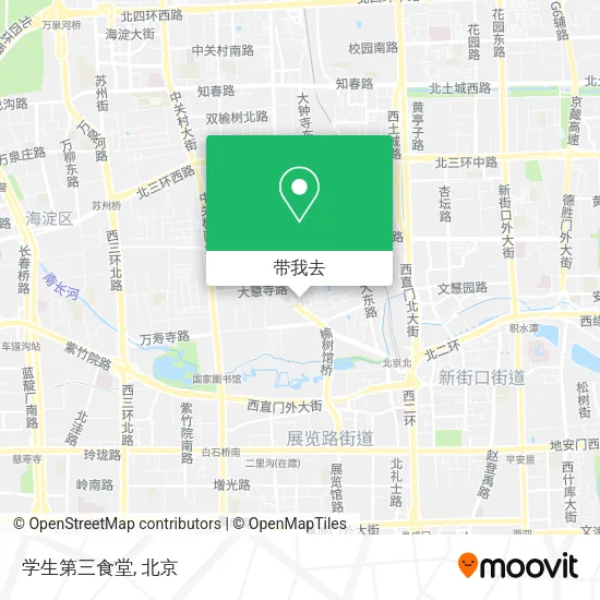 学生第三食堂地图