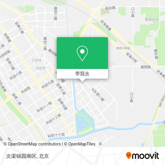 次渠锦园南区地图