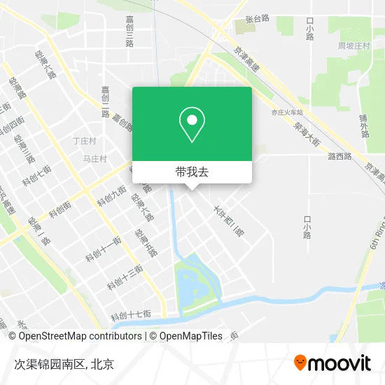 次渠锦园南区地图