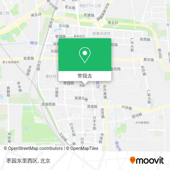 枣园东里西区地图