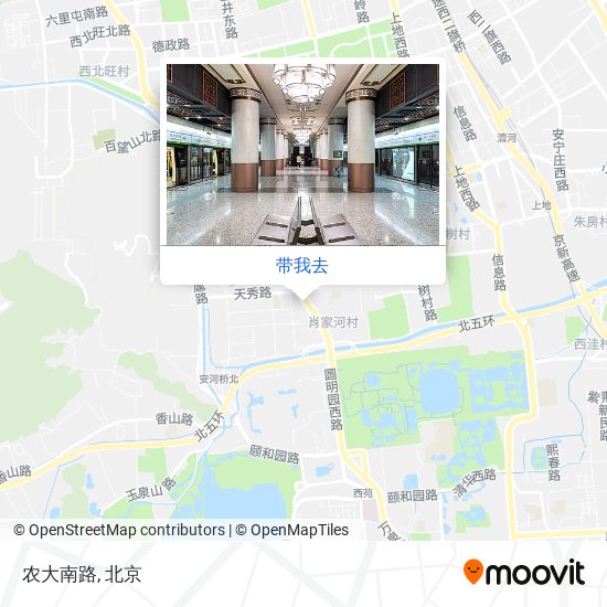 农大南路地图