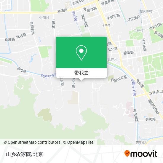 山乡农家院地图