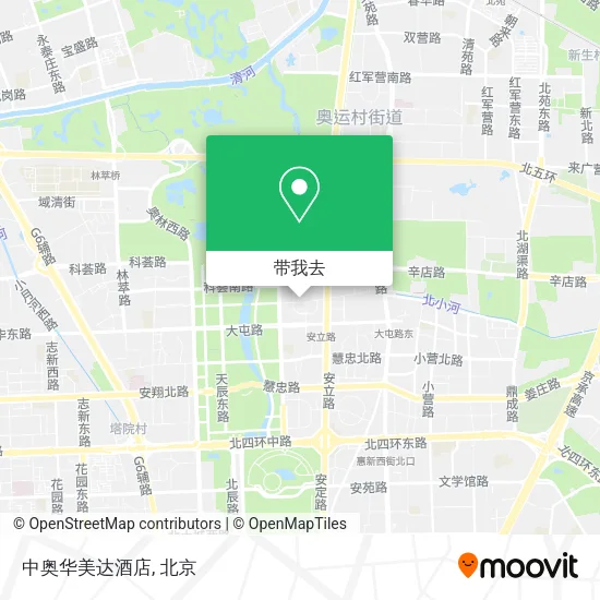 中奥华美达酒店地图