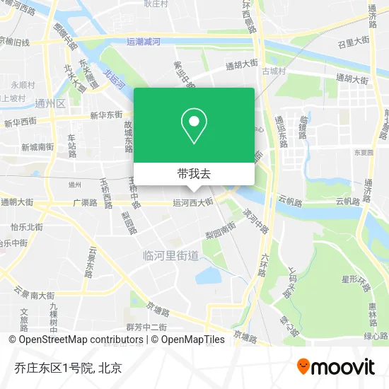 乔庄东区1号院地图
