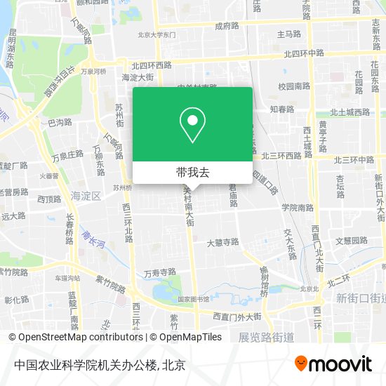 中国农业科学院机关办公楼地图