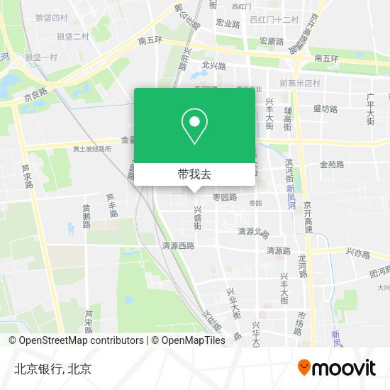北京银行地图