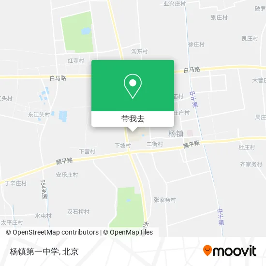 杨镇第一中学地图