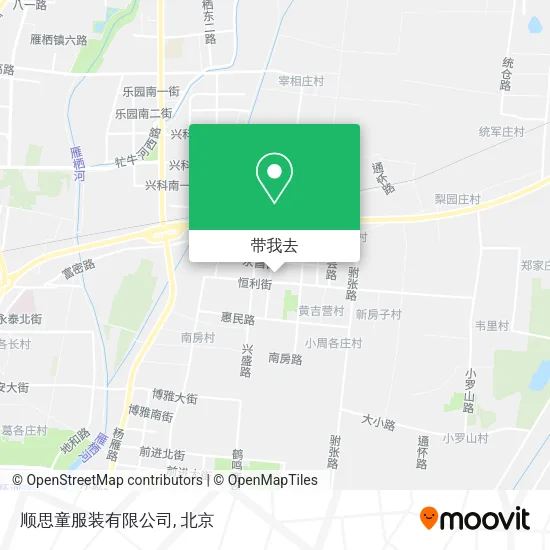 顺思童服装有限公司地图