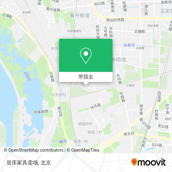 居库家具卖场地图