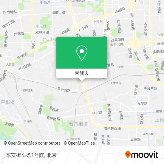 东安街头条1号院地图