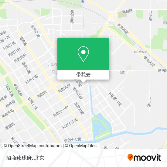 招商臻珑府地图