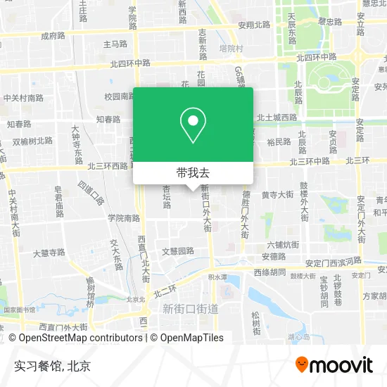实习餐馆地图