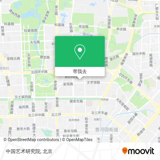 中国艺术研究院地图