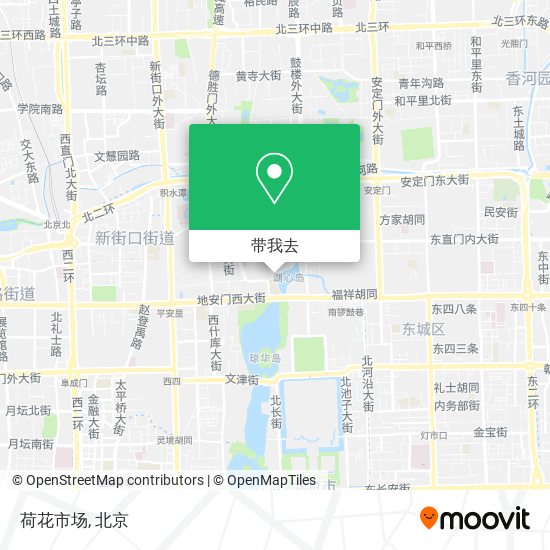 荷花市场地图