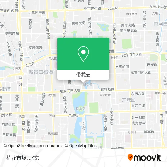 荷花市场地图