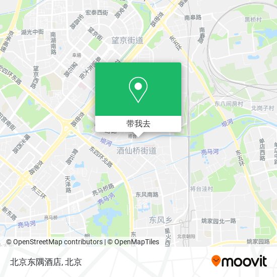 北京东隅酒店地图