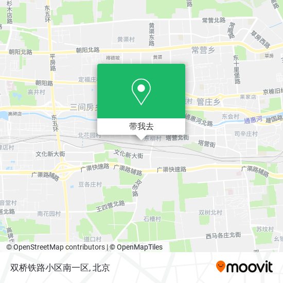 双桥铁路小区南一区地图