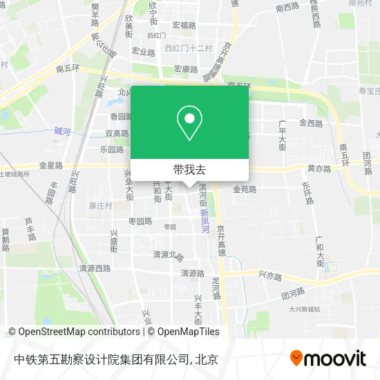 中铁第五勘察设计院集团有限公司地图