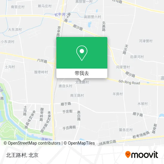 北王路村地图