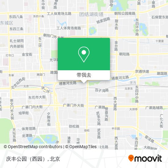 庆丰公园（西园）地图