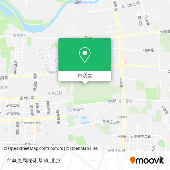广电总局绿化基地地图